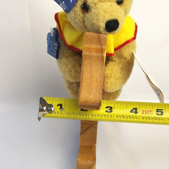 Applause Vintage Plush Teddy Bear Wood Rocking Horse Bears in Toyland 1976 - Picture 9 of 10